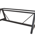 A Frame Table Base In Black 180X70 View From Front Angle