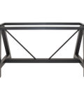 A Frame Table Base In Black 180X70 View From Front