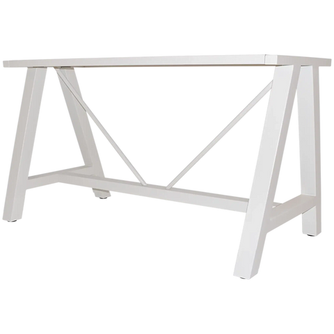 A Frame Table Base In White 120X70 View From Front Angle