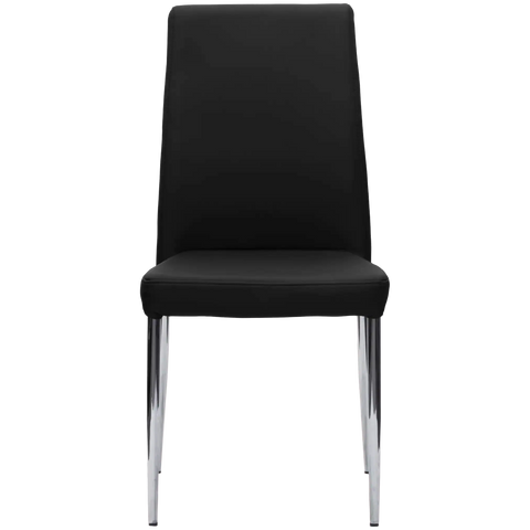 Adelaide Chair With Black Vinyl Upholstery