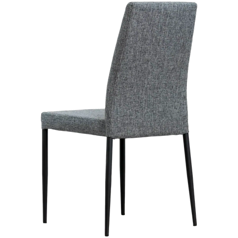 Adelaide Function Chair Custom Upholstery Black Legs Angle From Back