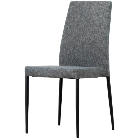 Adelaide Function Chair Custom Upholstery Black Legs Angle From Front