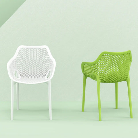 Air Armchair By Siesta In White And Green