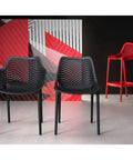 Air Chair Air Armchair And Air Barstool By Siesta In Black And Red