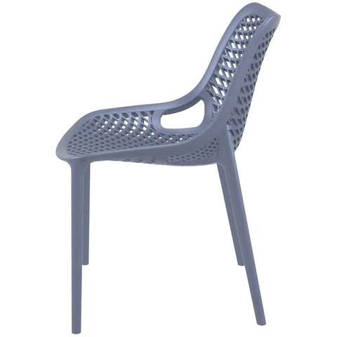 Air Chair By Siesta In Anthracite, Viewed From Side