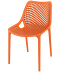 Air Chair By Siesta In Orange, Viewed From Angle In Front