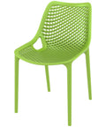Air Chair By Siesta In Tropical Green, Viewed From Angle In Front