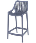 Air Counter Stool By Siesta In Anthracite, Viewed From Angle In Front