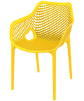 Air XL Armchair By Siesta In Yellow, Viewed From Angle In Front