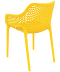 Air XL Armchair By Siesta In Yellow, Viewed From Behind On Angle