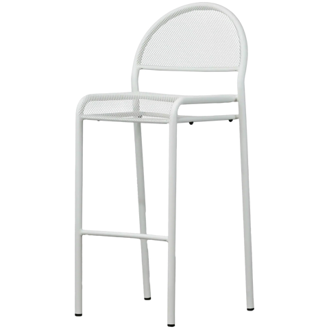 Anita By Dolce Vita Barstool With Backrest, Viewed From Angle In Front