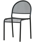 Anita By Dolce Vita Side Chair Anthracite, Viewed From Front Angle