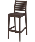 Ares Bar Stool By Siesta In Brown, Viewed From Angle In Front