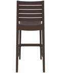 Ares Bar Stool By Siesta In Brown, Viewed From Behind
