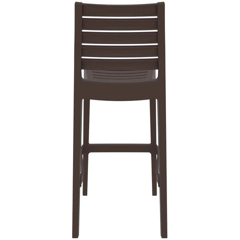 Ares Bar Stool By Siesta In Brown, Viewed From Behind