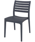 Ares Chair By Siesta In Anthracite, Viewed From Angle In Front