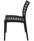 Ares Chair By Siesta In Black, Viewed From Side