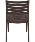 Ares Chair By Siesta In Brown, Viewed From Behind