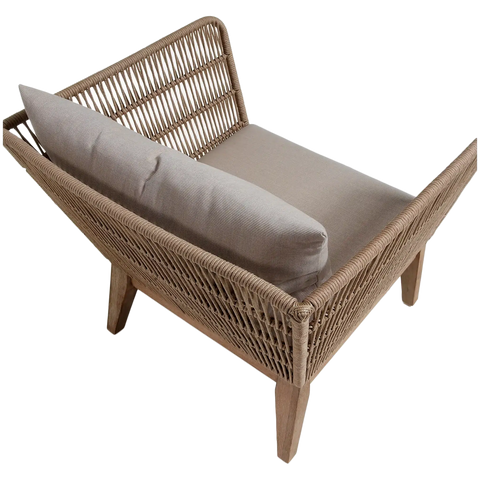 Bellano Single Seater Lounge From Back Elevated Angle