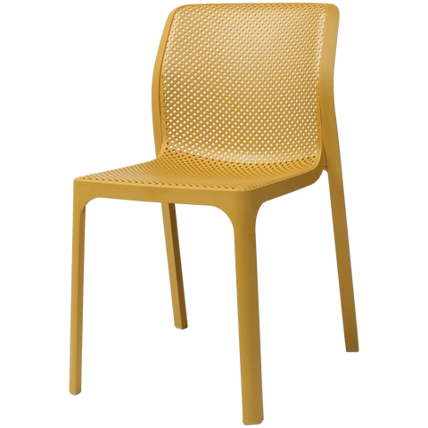 Bit Chair By Nardi In Senape, Viewed From Front Angle