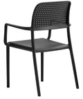 Bora Armchair By Nardi In Anthracite, Viewed From Behind