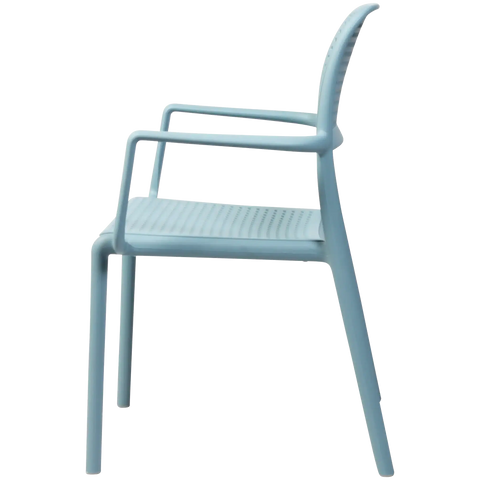 Bora Armchair By Nardi In Blue, Viewed From Side