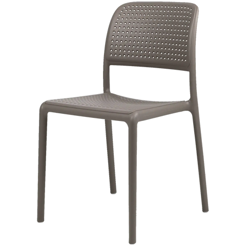 Bora Chair By Nardi In Taupe, Viewed From Angle In Front