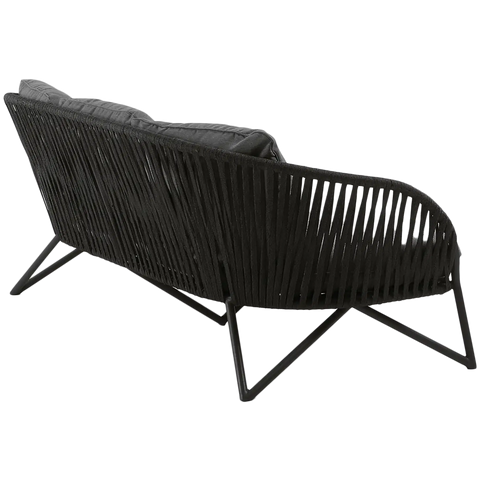 Branzie Lounge 2.5seater In Black, Viewed From Back Angle