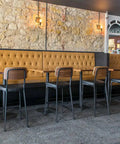 Caprice Bar Stools Carlton Round Table Base And Teak Table Tops At Murray Bridge Hotel