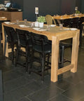Black Caprice Bar Stools And Custom Tiled Tables At The Holdy