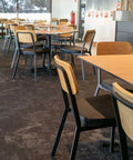 Caprice Chairs In Natural With Compact Laminate Tables At The Northern Tavern Furniture