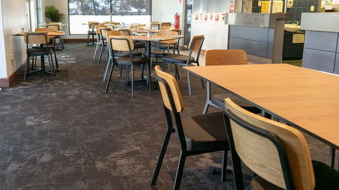 Caprice Chairs In Natural With Compact Laminate Tables At The Northern Tavern Furniture