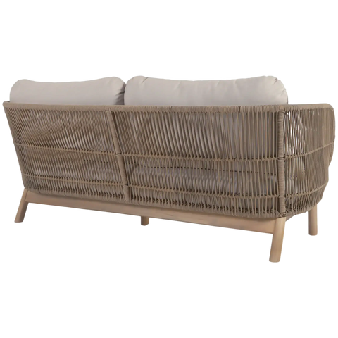 Catalina Lounge 2.5 Seater In Natural Beige, Viewed From Back Angle