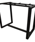 Citadel Bar Table In Black 120X70, Viewed From Front Angle