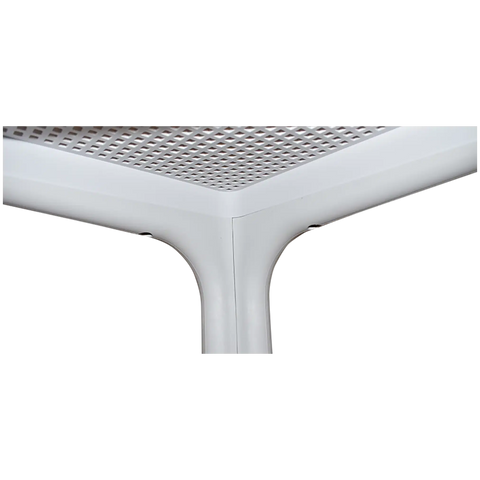 Clip X Table In White, Viewed From Underside