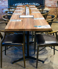 Coleman Armchair Davido Table Base And Custom Timber Table Tops At Exchange Hotel Gawler