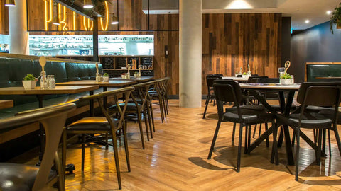 Coleman Armchairs Caprice Side Chairs And Custom Timber Table Tops At Caffe Primo TTP