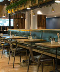 Coleman Armchairs And Custom Timber Table Tops At Caffe Primo TTP