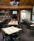 Coleman Bistro Chairs With Custom Timber Table Tops In The Main Dining Area At Hahndorf Inn