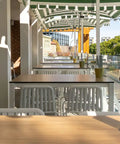 Compact Laminate Hospitality Table Tops At The Lighthouse Wharf Hotel