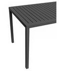 Cube Table In Anthracite, Viewed From Side Angle