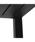 Cube Table In Anthracite, Viewed From Underside