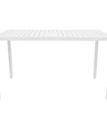 Cube Table In White 1400X800, Viewed From In Front