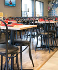 Coleman Bistro Chairs With Davido Table Base And Melamine Table Top At Mugen House