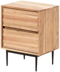 Delsie Bedside Table, Viewed From Front Angle