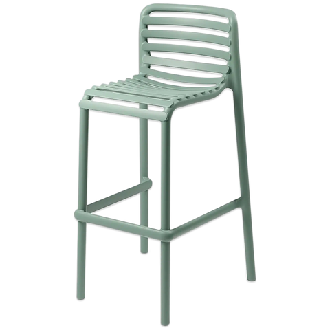 Doga Bar Stool By Nardi In Menta, Viewed From Angle In Front