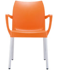 Dolce Armchair By Siesta In Orange, Viewed From Front