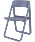 Dream Folding Chair By Siesta In Anthracite, Viewed From Angle In Front