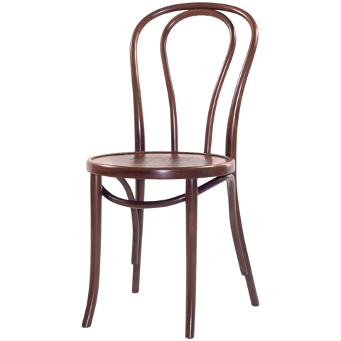 Fameg No 18 Side Chair In Walnut, Viewed From Front