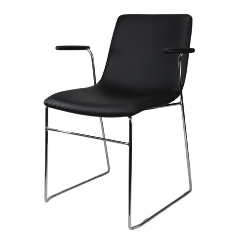Gecko Deluxe Chair | Sled with Arms